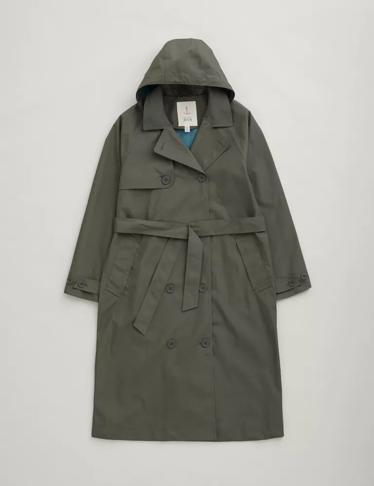Pure Cotton Belted Double Breasted Trench Coat | Marks & Spencer (UK)