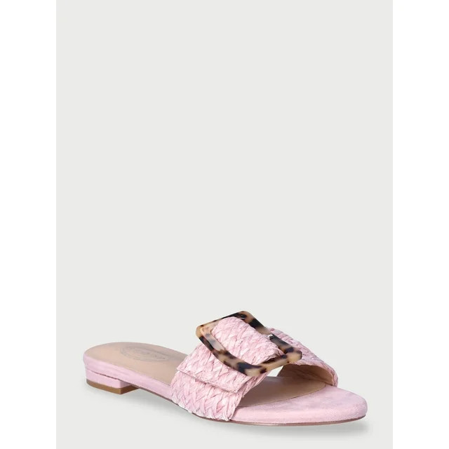 Scoop Women's Buckle Slide Sandals | Walmart (US)