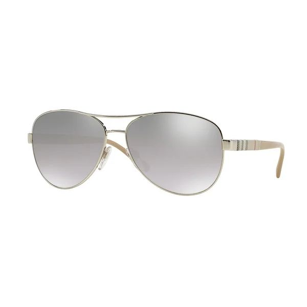 Burberry Women BE3080 10056V Silver Cateye Sunglasses | Bed Bath & Beyond