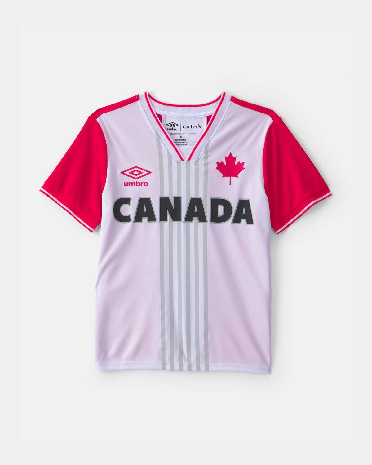 Kids Umbro Canada Soccer Jersey - Red/White | Carter's | Carter's Inc