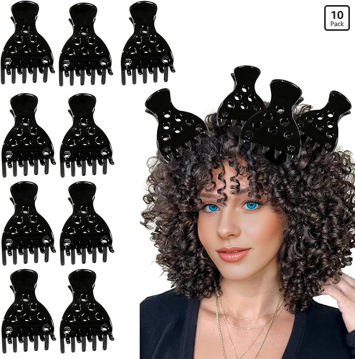 10 clips de volumen para el cabello, pinzas de ra\u00edz para volumen de cabello rizado y pinzas ... | Amazon (US)
