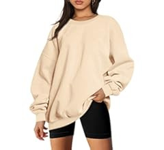 EFAN Womens Oversized Sweatshirts Hoodies Fleece Crew Neck Pullover Sweaters Casual Comfy Fall Fa... | Amazon (US)