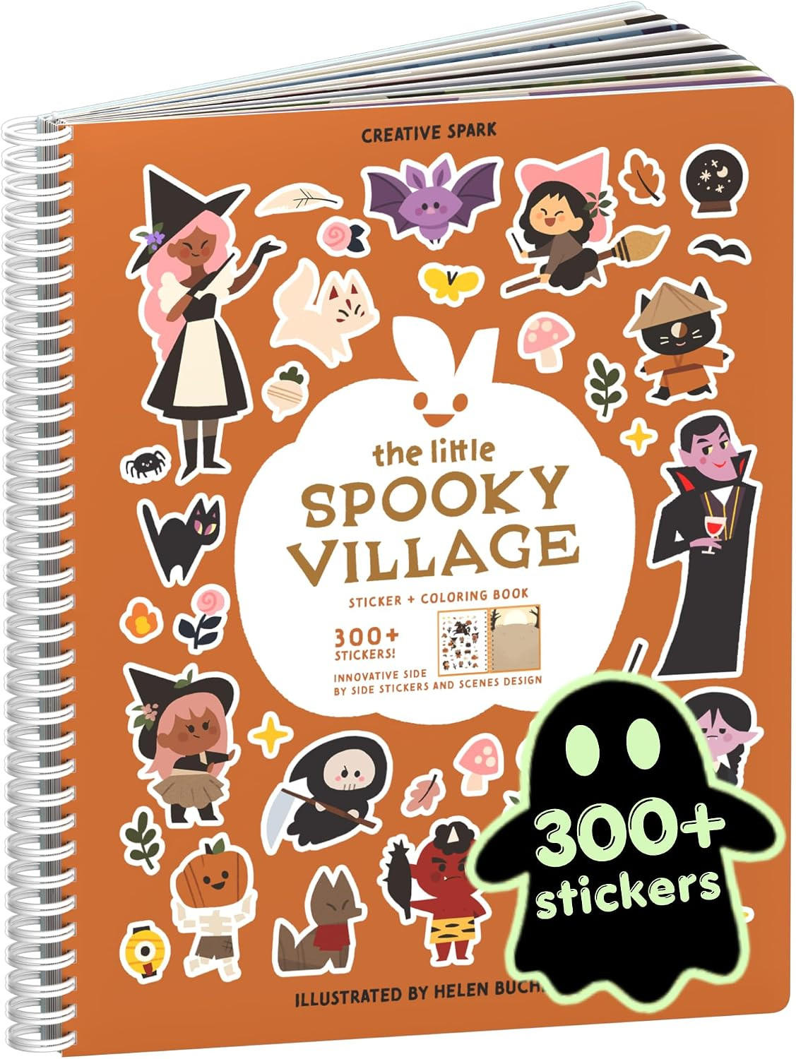 Cupkin Spooky Village Halloween Coloring & Sticker Book | 300+ Stickers | Amazon (US)
