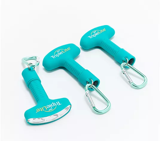 Triplelite Set of 3 50-Lumen Flashlights on Key Chains - QVC.com | QVC