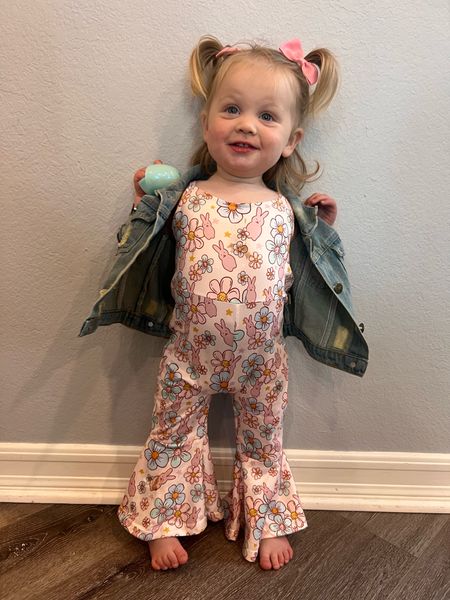 We loved Blakely’s little Easter romper. It was soft material and the cutest flair pants. 
#toddler 
#girly
#toddlerfashion 

#LTKkids #LTKSeasonal #LTKbaby