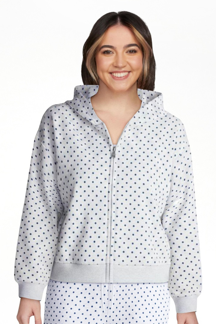 No Boundaries Boxy Zip Up Hoodie, Women's XXS-XXL | Walmart (US)
