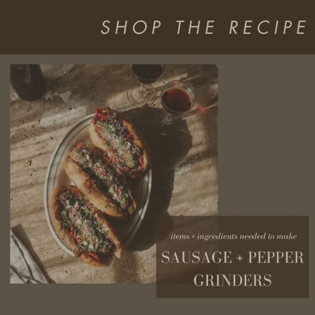 Italian sausage + pepper grinders // the kitchen tools and ingredients you need to make them  

#recipe #kitchen #cooking #home

#LTKhome #LTKSeasonal
