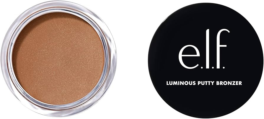 e.l.f. Luminous Putty Bronzer, Lightweight Putty-to-Powder Bronzer For A Radiant, Glowing Finish,... | Amazon (US)