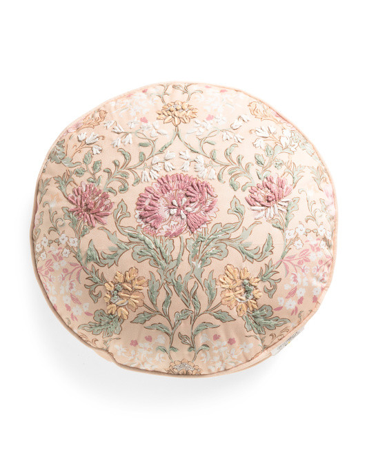 18in Brinley Round Pillow | TJ Maxx
