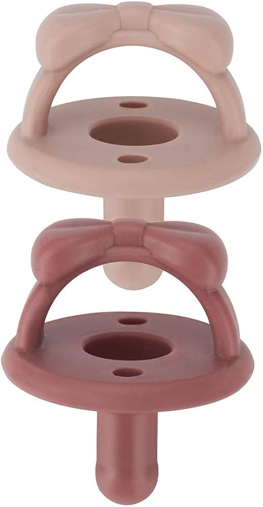 Itzy Ritzy Silicone Pacifiers for Newborn - Sweetie Soother Pacifiers Feature Collapsible Handle ... | Amazon (US)