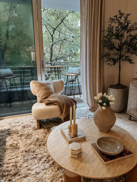a gloomy Tuesday living room view 🤎

faux olive tree, curtains, accent chair, throw pillow, coffee table, coffee table decor, area rug, vase, candle holders, bowl, planter



#LTKHome
