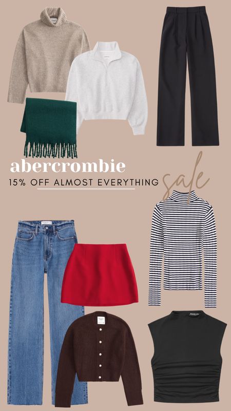 Abercrombie 15% off almost everything sale! 

#LTKsalealert