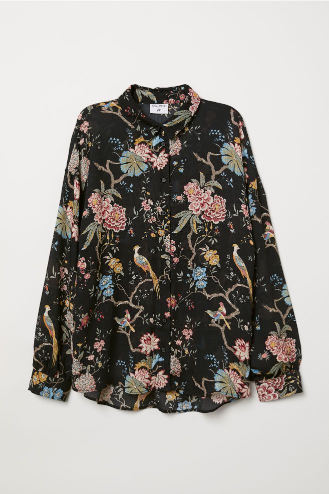 Patterned blouse | H&M (UK, MY, IN, SG, PH, TW, HK)