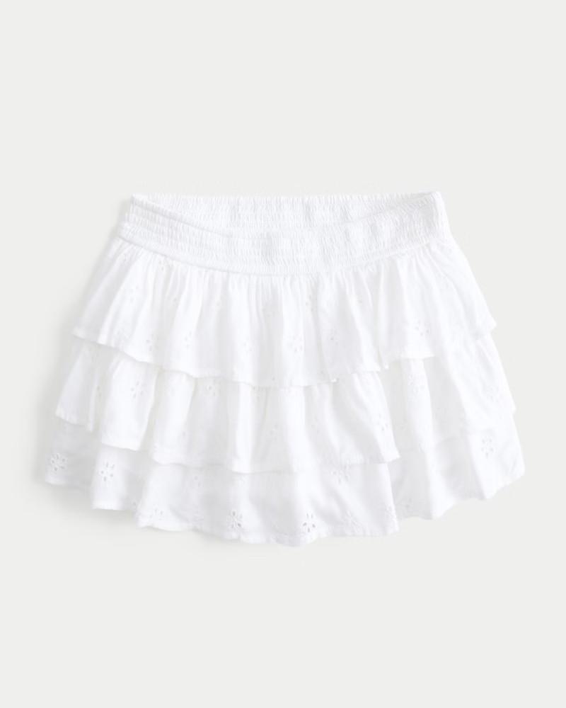 Women's Tiered Mini Skort from Hollister | Hollister (US)