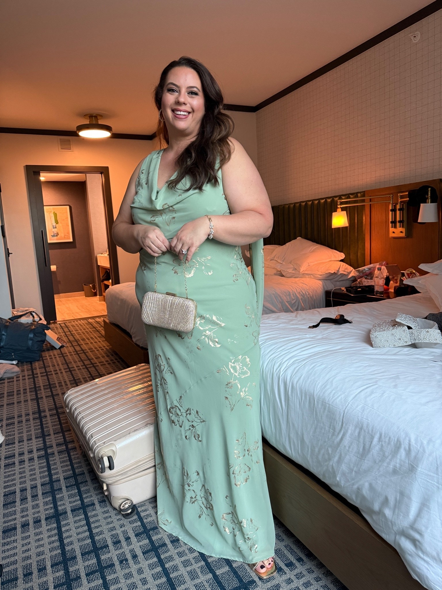 Plus size wedding guest / formal dress look for #ltkcon2026 Wearing 2x dress as an 18/20

#LTKPlusSize