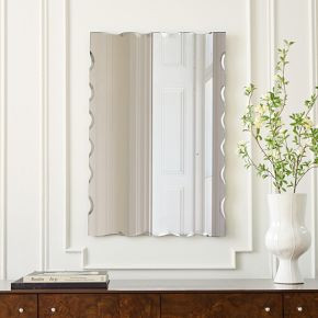 Rough Cut Edge Rectangle Wall Mirror | West Elm (US)