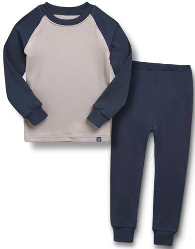 Vaenait Kids Toddler Long Sleeve Modal Sleepwear Pajamas 2pcs Set Modalraglan Navy XL | Amazon (US)