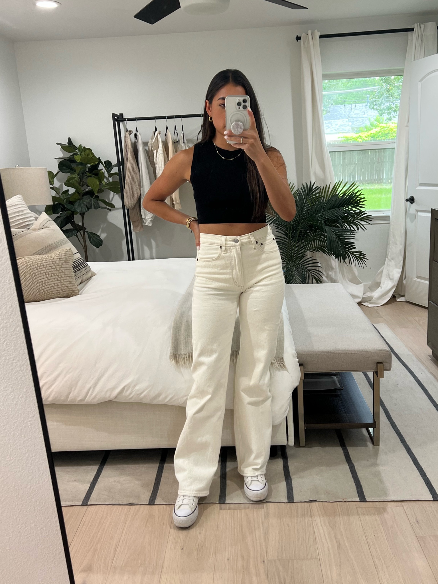 Abercrombie cream jeans! On sale!  I got size 25 Long & I’m 5’5

#Abercrombie 

#LTKfit #LTKSale #LTKunder100