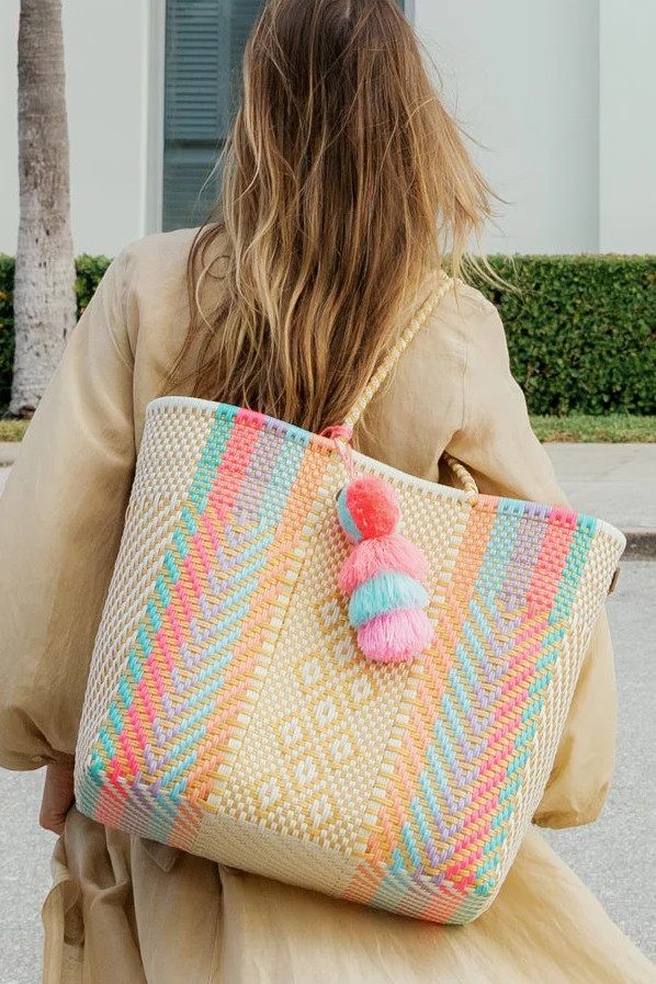 Golden Rainbow Citron Tote | Squeeze De Citron
