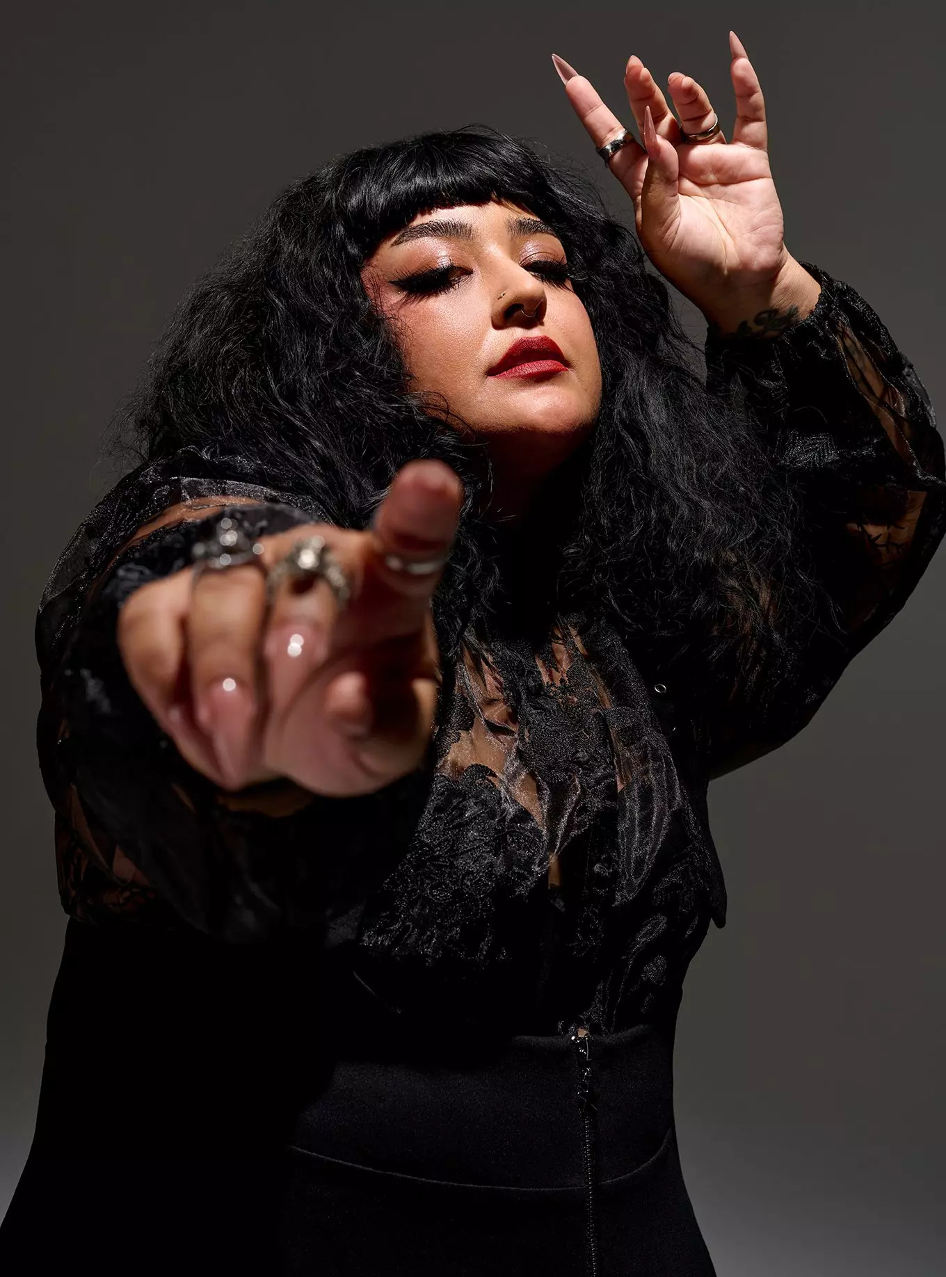 Nightfall Embroidered Mesh Top | Torrid (US & Canada)