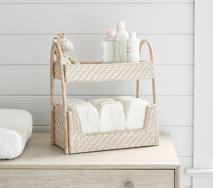 Quinn Stacked Diaper Organizer | Pottery Barn Kids