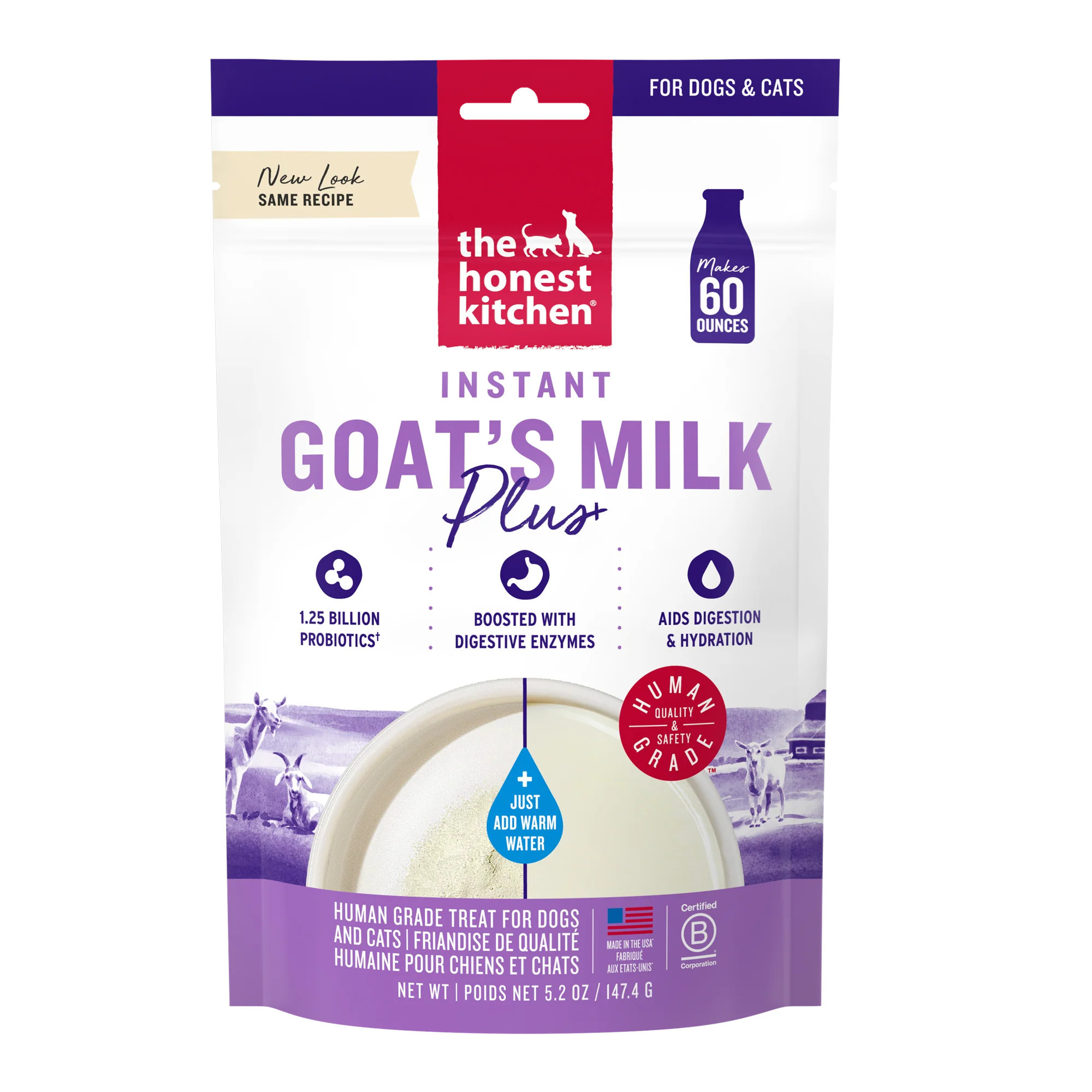 Instant Goat's Milk with Probiotics | The Honest Kitchen