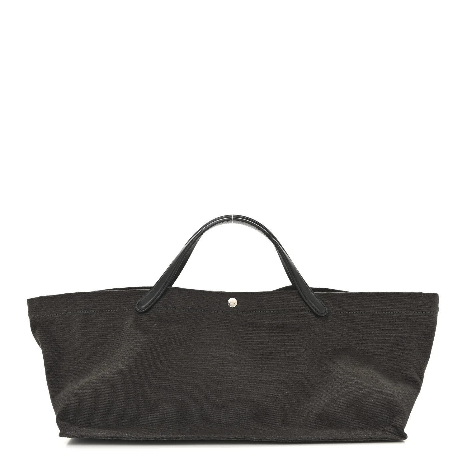 Cotton Twill East West Idaho Tote Dark Grey | FASHIONPHILE (US)