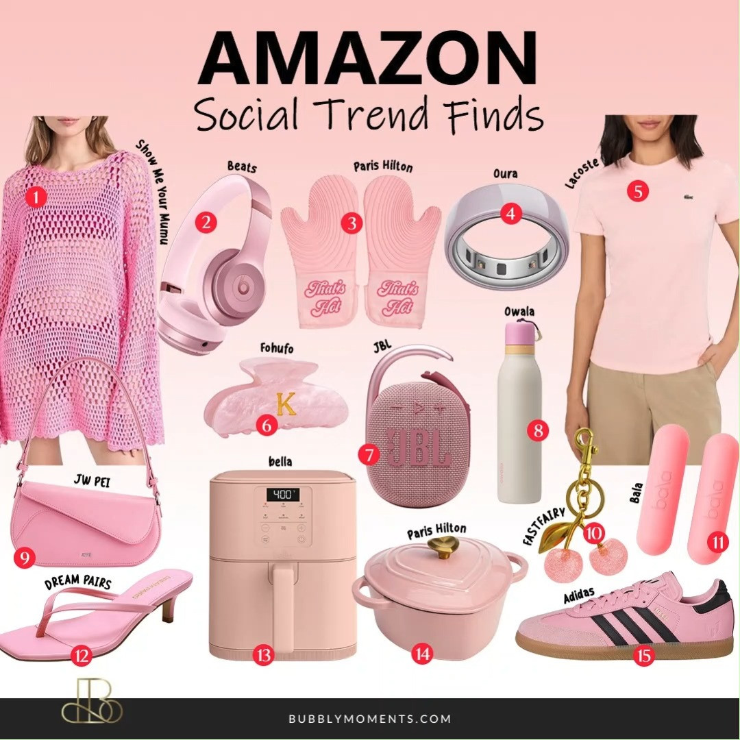 These Amazon social trend finds are everywhere right now ✨ From viral fashion pieces to everyday essentials and must-have accessories, these are the trending finds everyone is adding to cart. Perfect for upgrading your daily routine, refreshing your style, or finding those little things that make life easier and more fun.
Whether you love cozy home finds, cute outfits, beauty favorites, or trendy accessories, this roundup has a little bit of everything. These picks are stylish, practical, and easy to use for everyday life. Save this post for your next Amazon scroll and tap to shop the viral finds everyone is talking about 💕
#LTKStyle #LTKFinds #LTKBeauty #AmazonFinds #TikTokMadeMeBuyIt #AmazonFavorites #ViralFinds #TrendingNow #AmazonMustHaves #OnlineShopping #DailyFinds #MustHaveItems #TrendingProducts #FashionFinds #HomeFinds #BeautyFinds #LifestyleFinds #AmazonDeals #InternetFamous #ViralProducts #ShopWithMe #AmazonTrend 

 