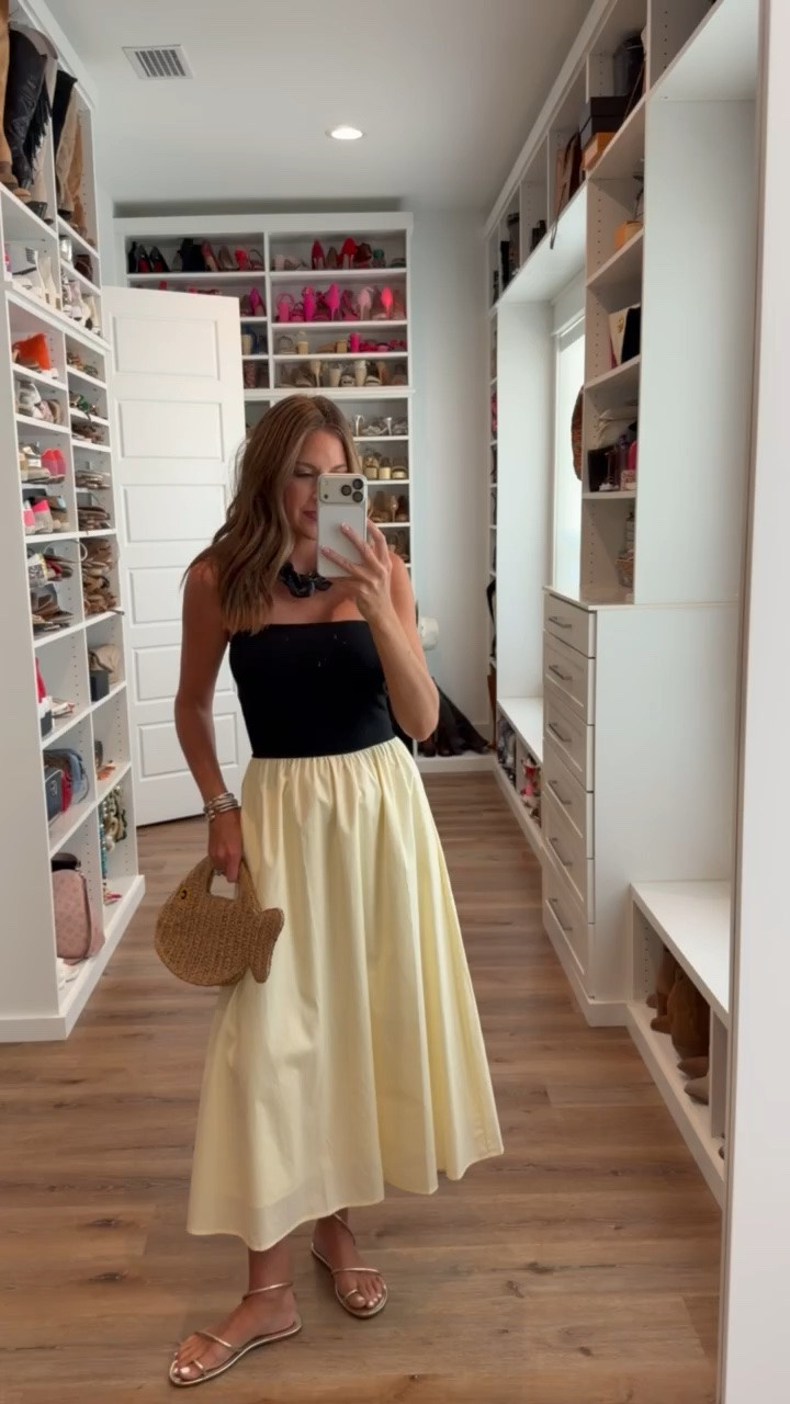 In a small dress, necklace, clutch, sandals and accessories - fits tts.

#LTKootd #LTKgrwm #LTKSeasonal