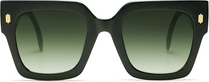SOJOS Vintage Oversized Square Sunglasses for Women,Retro Womens Luxury Big Large Sun Glasses UV4... | Amazon (US)