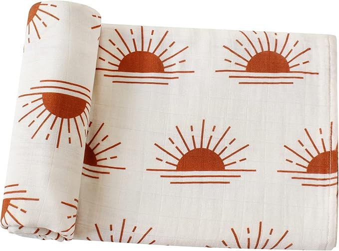 LifeTree Muslin Swaddle Blankets, Baby Swaddle Blankets Unisex Newborn Receiving Blanket for Boys... | Amazon (US)