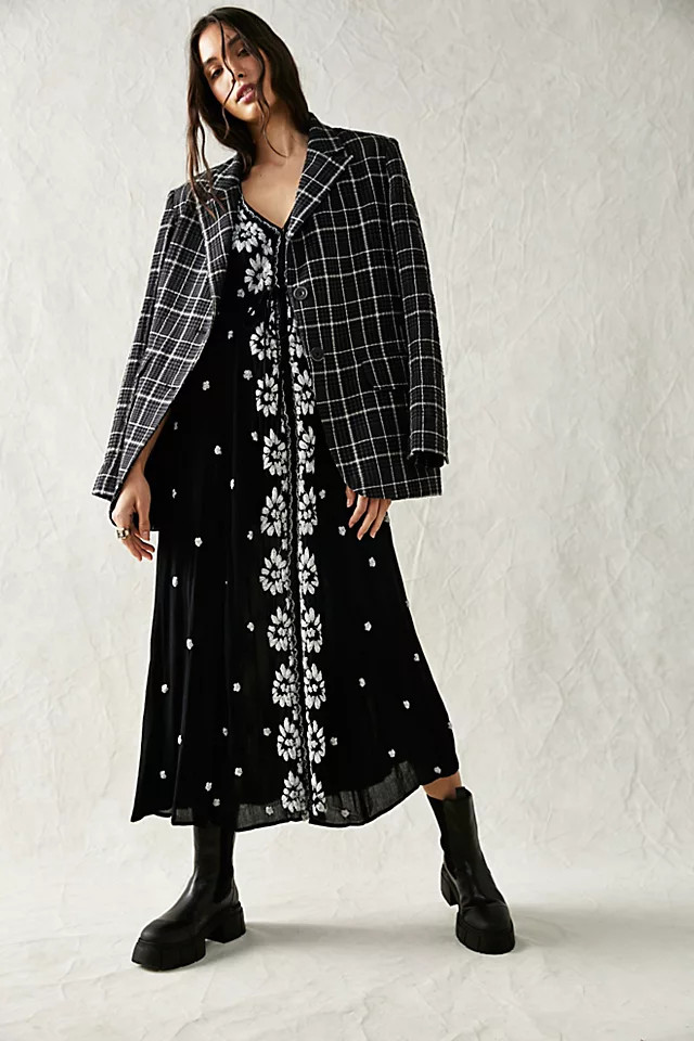 Embroidered Fable Midi Dress | Free People (Global - UK&FR Excluded)