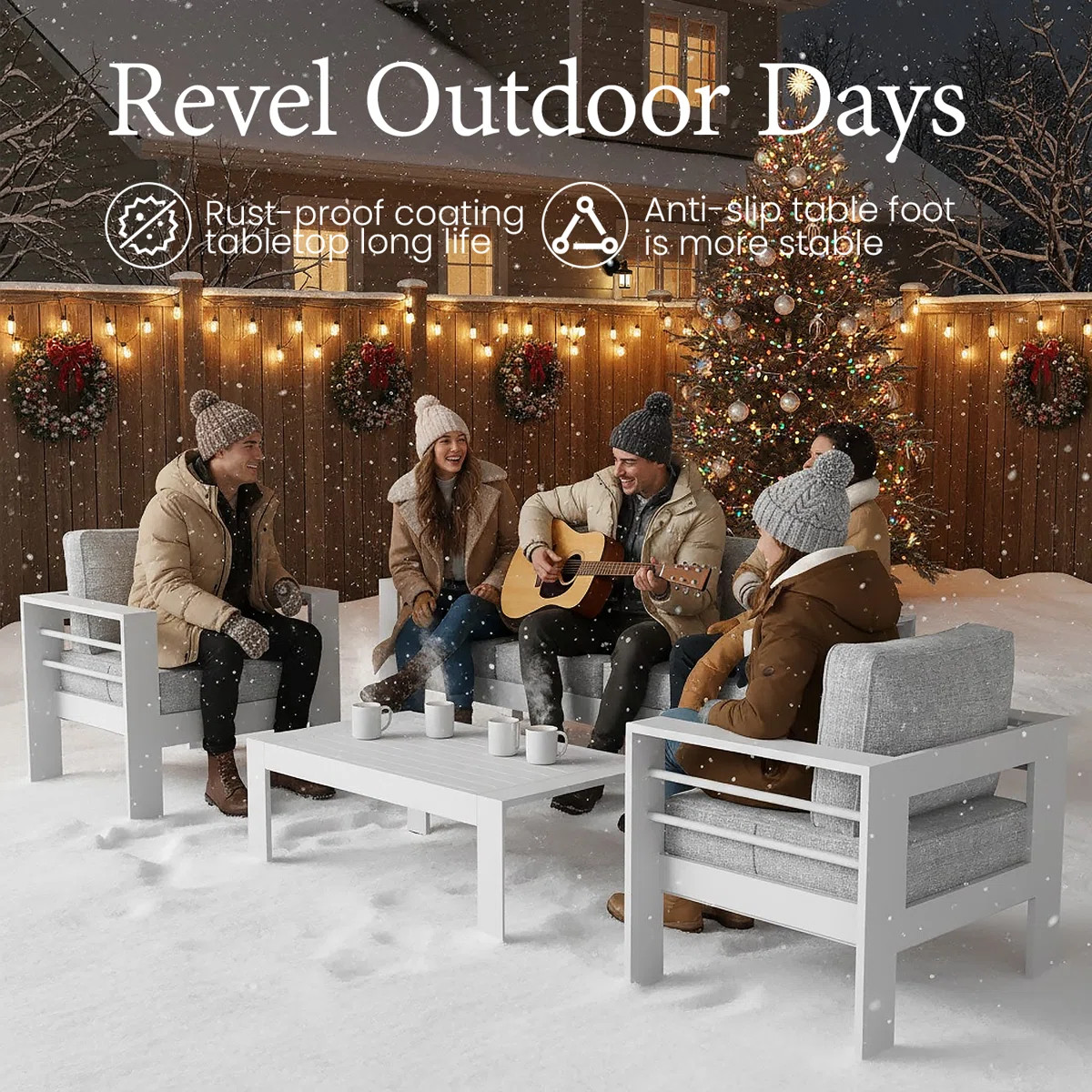 Alturas Searl Product 7 - Person Outdoor Seating Group with Cushions | Wayfair North America