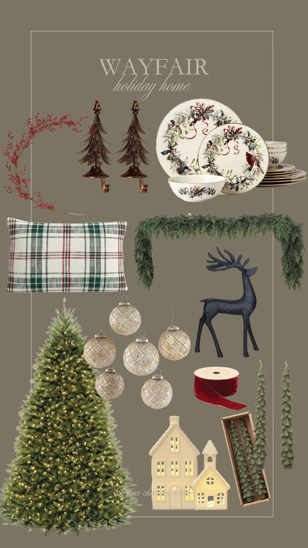 Wayfair holiday favorites! 🎄 Christmas decor, vintage Christmas, holiday decor, cozy home decor, Wayfair finds 

#LTKHome #LTKSeasonal