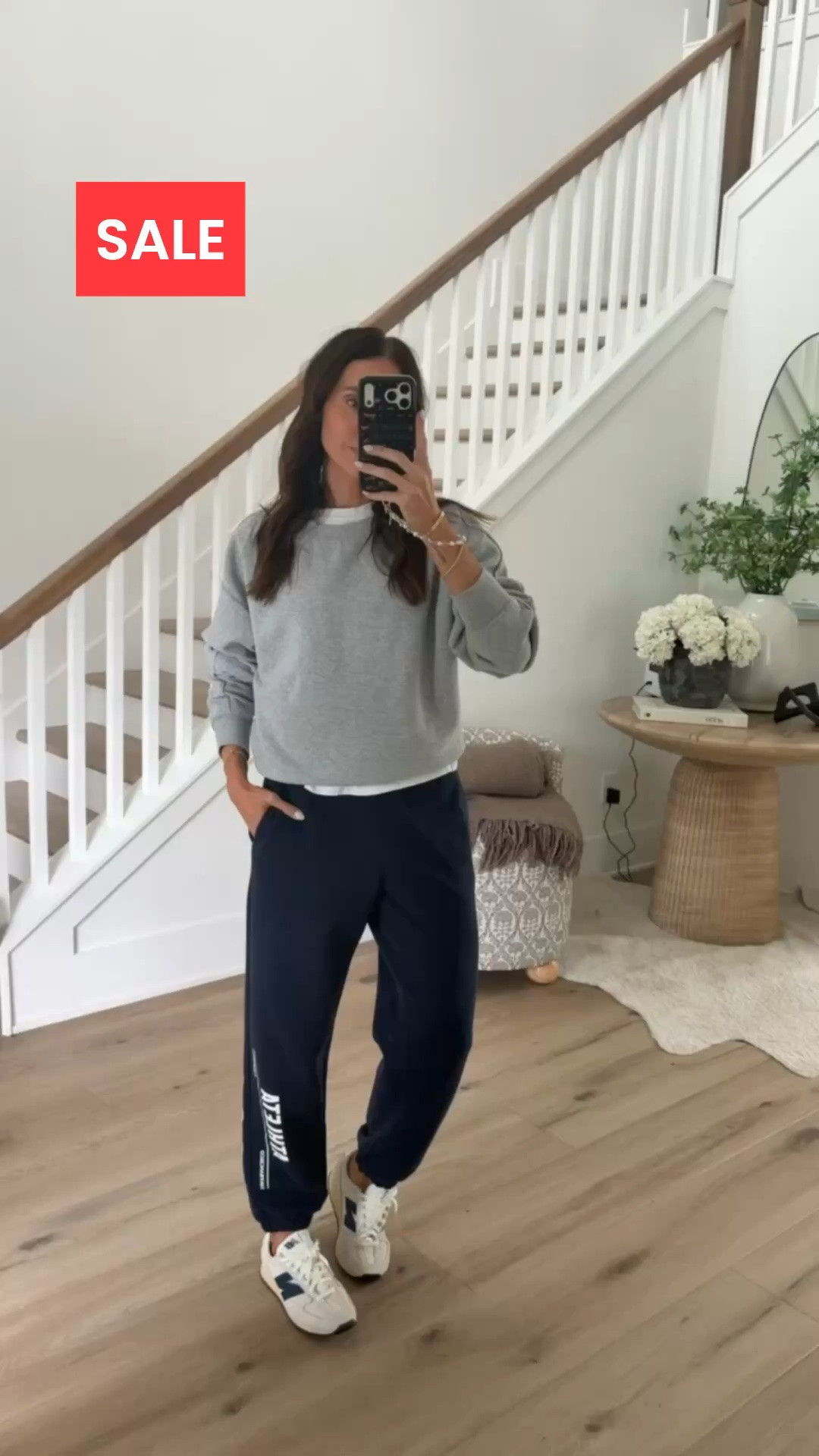 ATHLETA 30% off everything.
Joggers size XS, sweatshirt size S.

#LTKSaleAlert #LTKOver40 #LTKootd