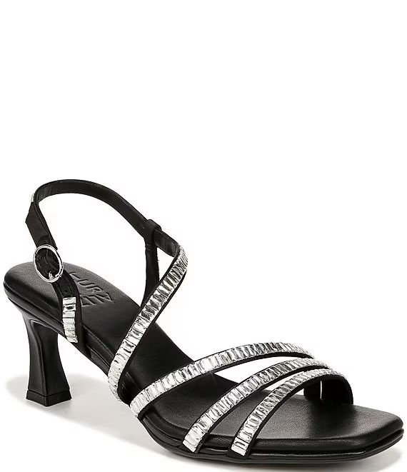 Galaxy Satin Jewel Embellished Strappy Dress Sandals | Dillard's