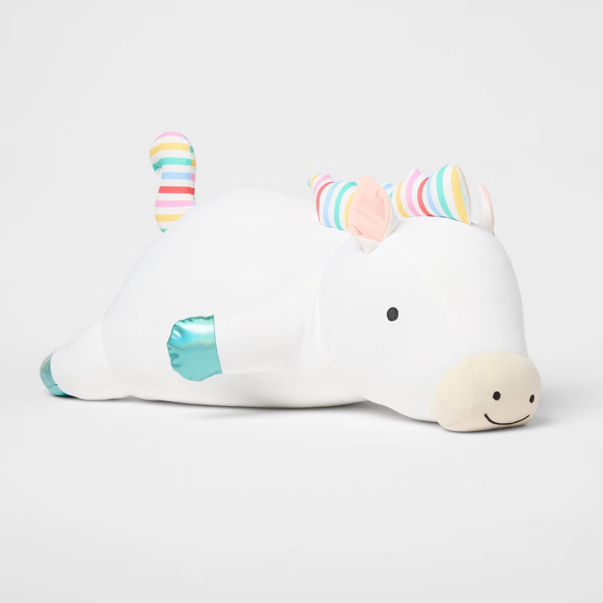 Rainbow Horse Soothing Weighted Plush Kids' Throw Pillow White - Pillowfort™ | Target