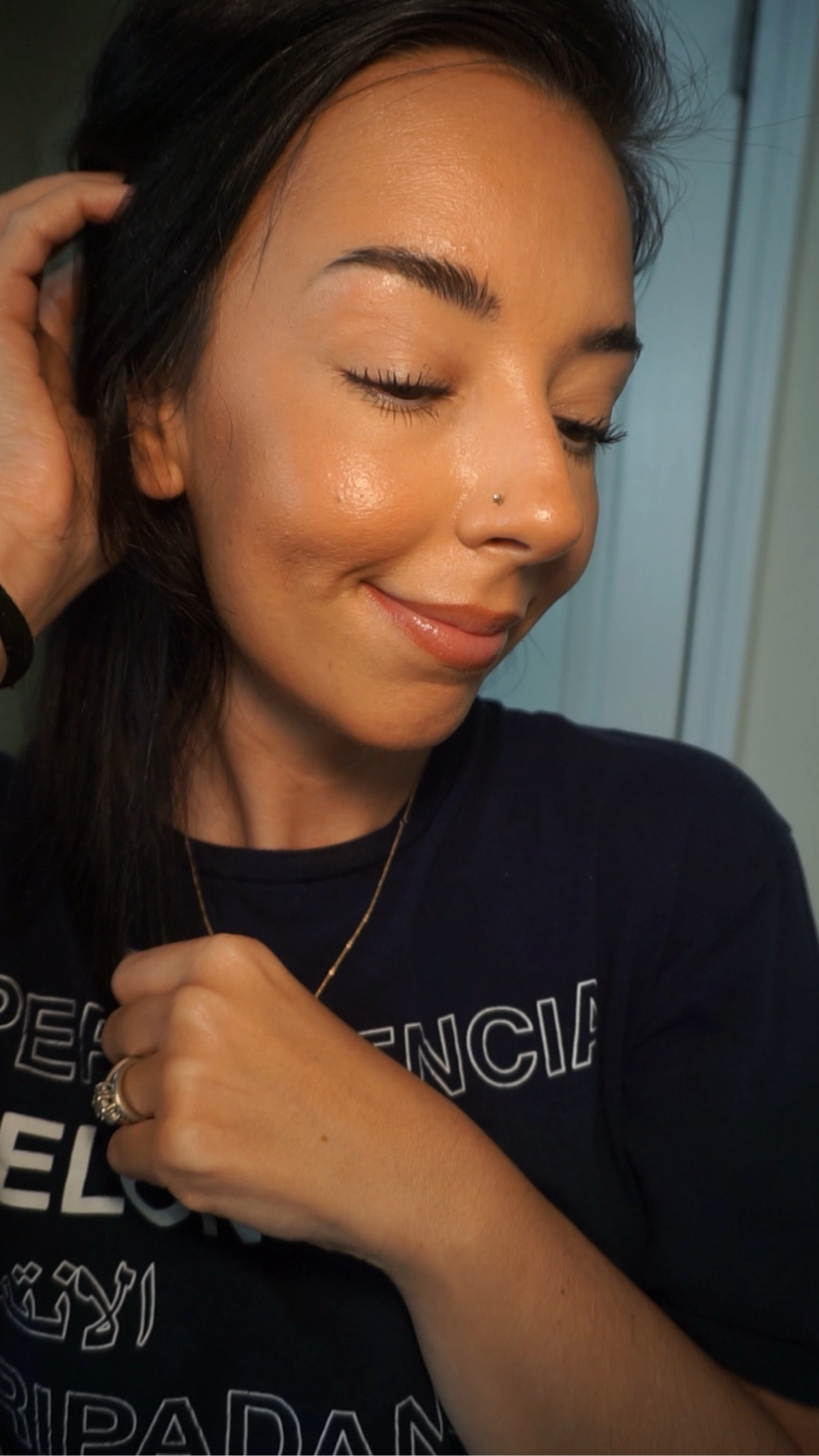 GRWM:Summer glowy look💕✨
#GRWM #GlowySkin #CleanGirlAesthetic #SummerMakeup #LTKBeauty #LTKMakeup  #TikTokMadeMeBuyIt #MomLifeStyle #GetReadyWithMe #saie #target #elf #nyx #iconiclondon 


#LTKBeauty