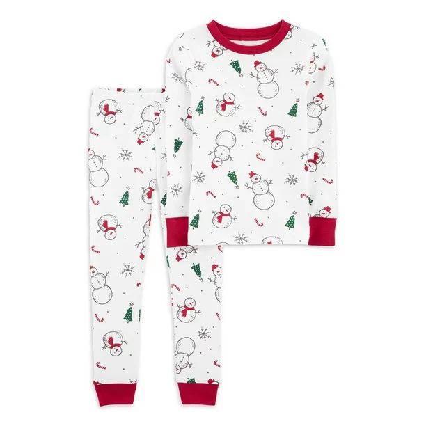 Carter's Child of Mine Baby and Toddler Holiday Pajamas, 2-Piece, Sizes 12M-5T - Walmart.com | Walmart (US)