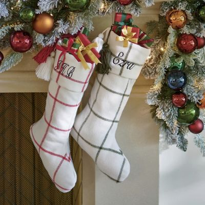 Windowpane Stocking | Grandin Road