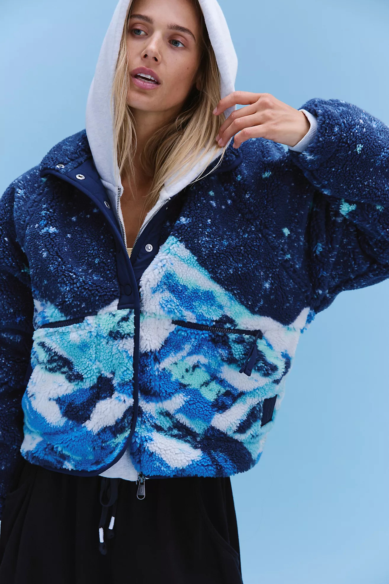 Hit The Slopes Printed Fleece Jacket | Free People (Global - UK&FR Excluded)
