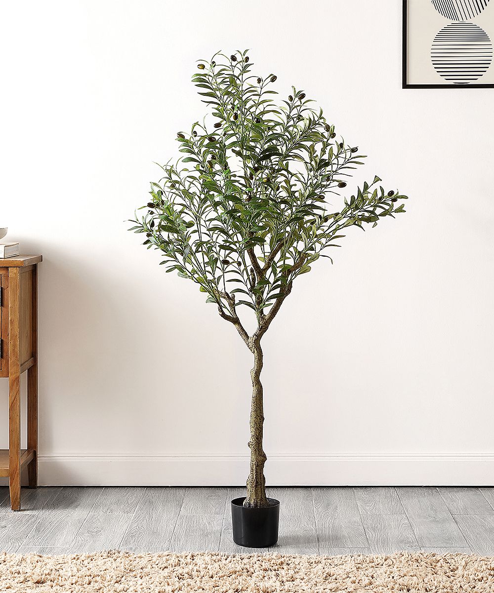 SAFAVIEH Faux Trees GREEN - Faux Potted Olive Tress | Zulily