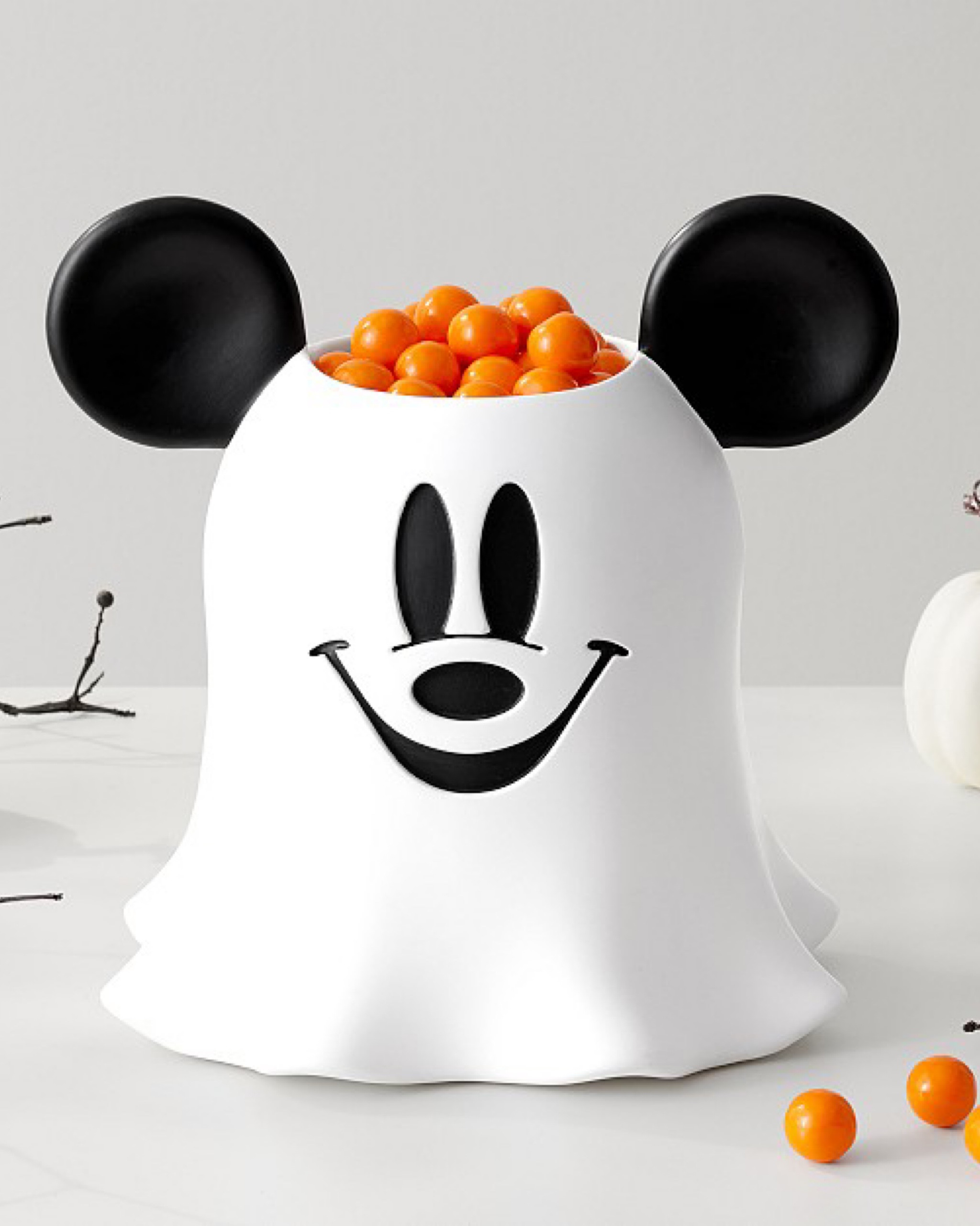 Disney Mickey Mouse Candy Bowl 
Add some Disney magic to your Halloween decorations with this adorable Mickey candy bowl. This friendly ghost Mickey will make everyone smile as they visit your home this Halloween.

#LTKfamily #LTKhome #LTKHalloween