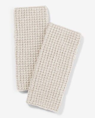 Waffle Knit Wool-Blend Gloves | Express