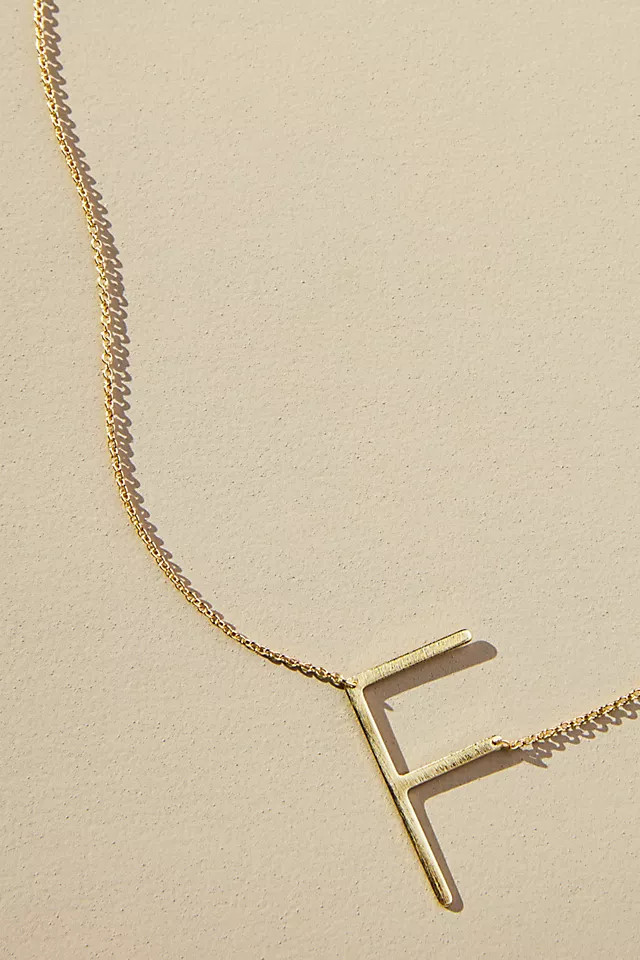 Monogram Pendant Necklace | Anthropologie (US)