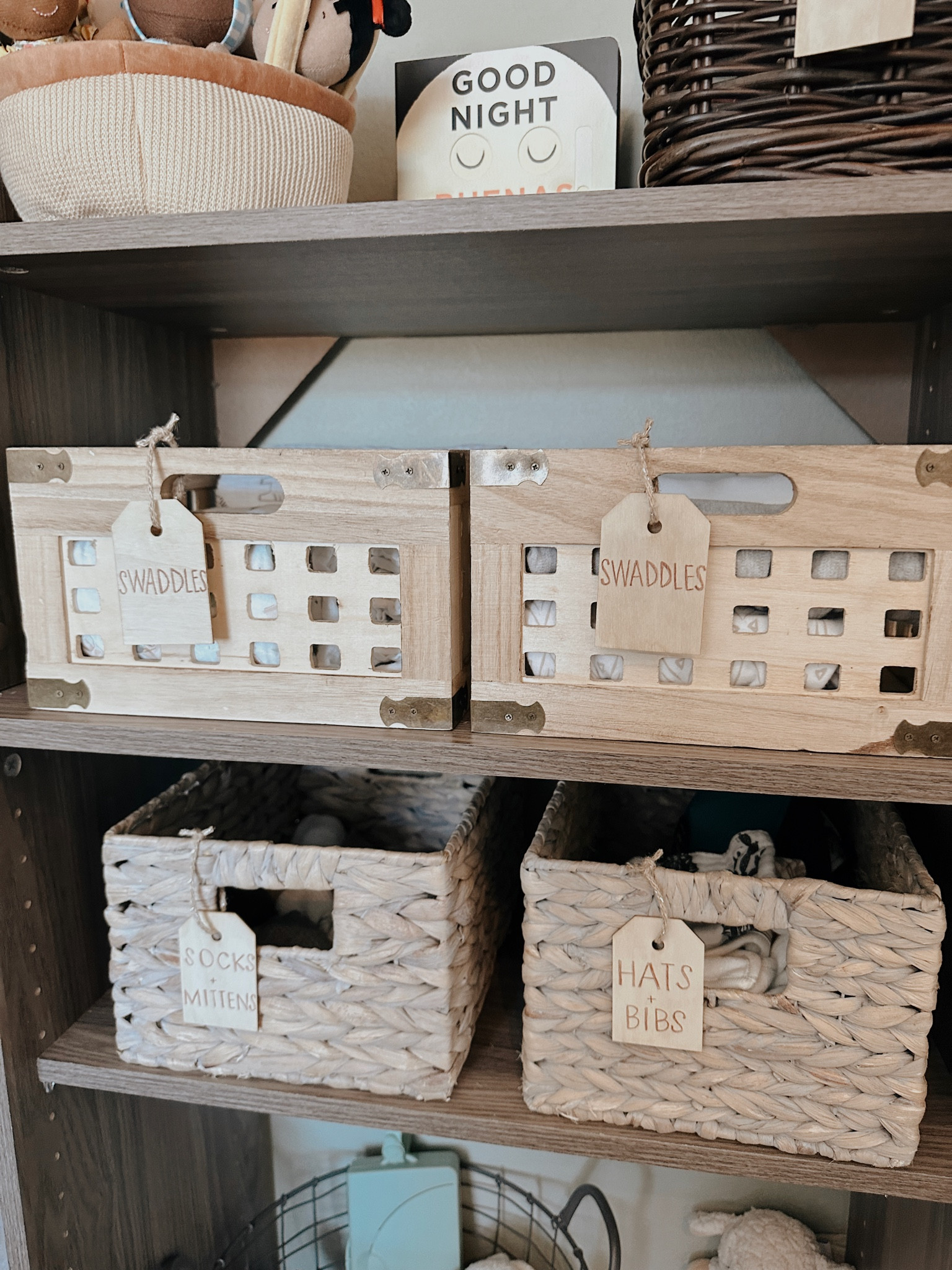 baby nursery organization | basket labels | Reggio baby | Montessori style nursery | boy mom | first time mom | third trimester | pregnancy 

#LTKhome #LTKbaby #LTKfamily