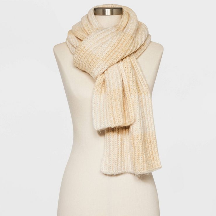 Women's Check Ribbed Scarf - Universal Thread™ | Target