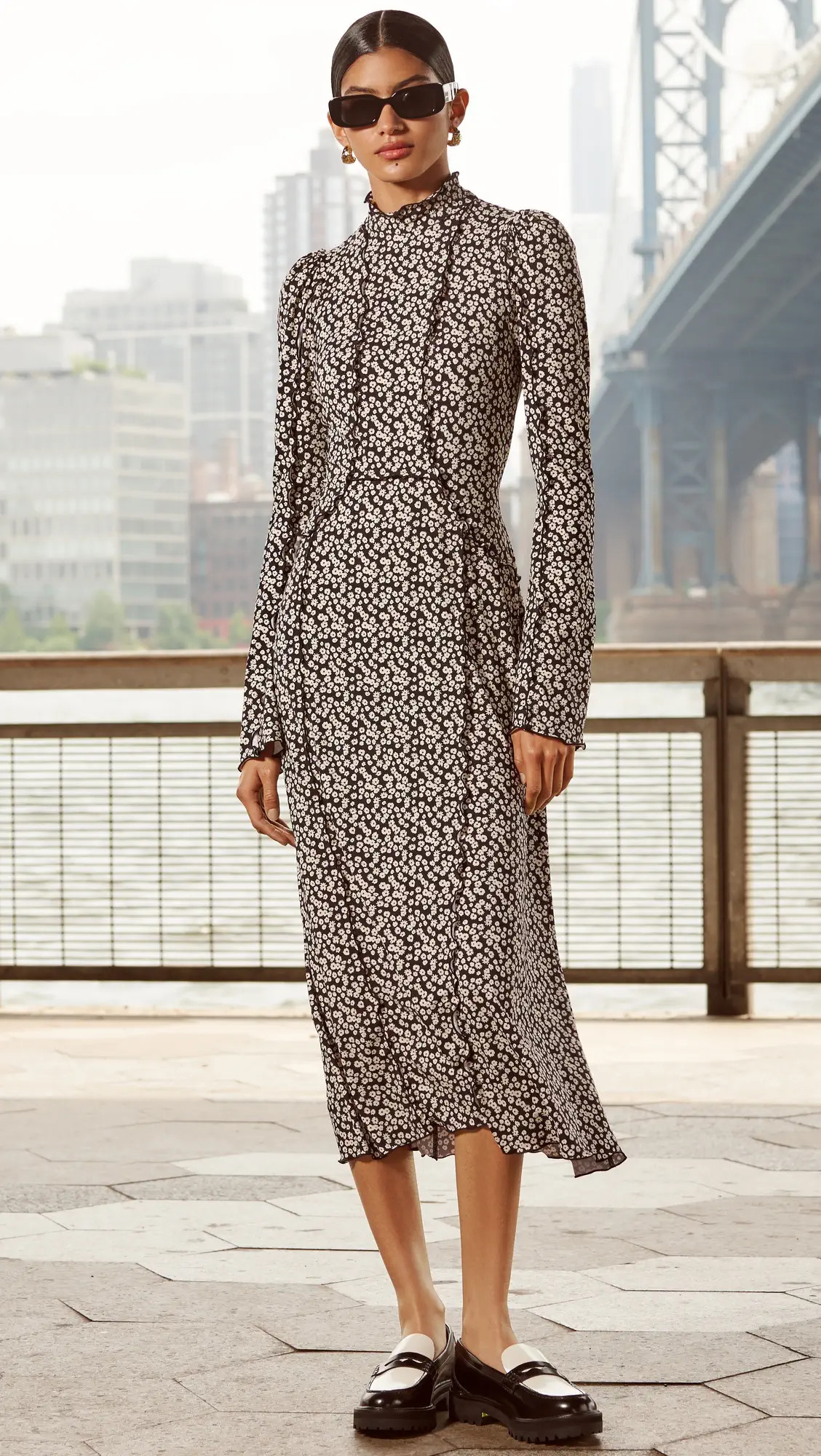 Sea Della Print Long Sleeve Dress | Shopbop | Shopbop