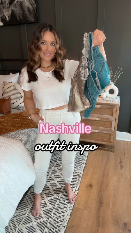Nashville outfit inspo ✨🤠  this top is the perfect addition to all of your western outfits! I love the satin like material & the ruched bust — the flowy midsection also makes it so flattering 😍 this exact color is sold out, but they have the prettiest blue option as well! 

Top — small
Shorts — 27

Nashville style | Nashville outfit | Nashville outfits | country concert outfit | western outfit | western style | tecovas Annie boots 



#LTKShoeCrush #LTKFindsUnder50 #LTKFindsUnder100