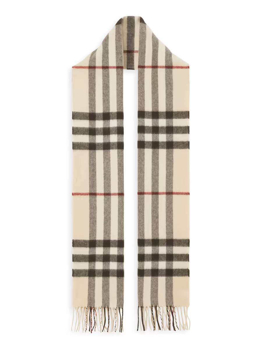 Burberry Check Cashmere Scarf | Saks Fifth Avenue | Saks Fifth Avenue